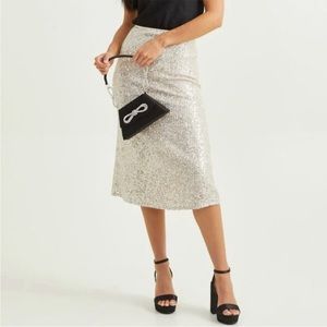 Alter’d State Full Sequin Midi Skirt Size M